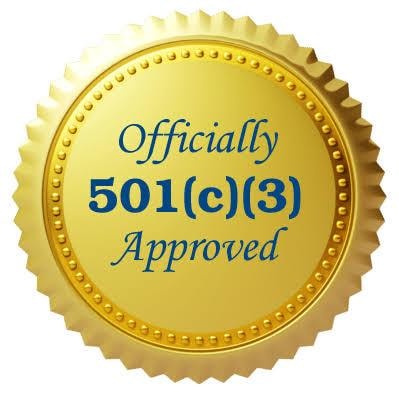 IRS Approved 501c3 Certified Non Profit Organization seal