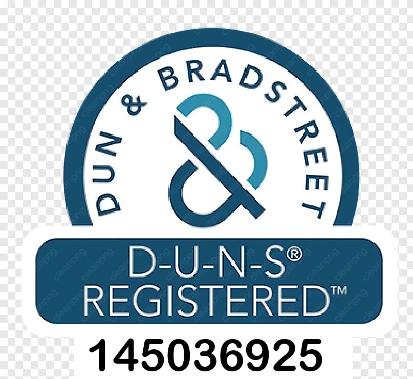 Dun and Bradstreet D-U-N-S Registered badge — DUNS 145036925