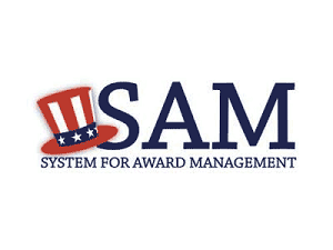 SAM — System for Award Management registered